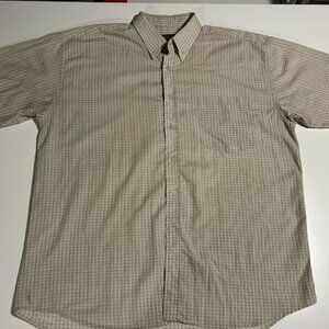 Penmans Men’s Short Sleeved Button Up Shirt Size Large